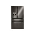 thumbnail image 2 of LG LRMDC2306D - Refrigerator/freezer - french door bottom freezer with water dispenser, ice dispenser - Wi-Fi - width: 35.7 in - depth: 32.1 in - height: 70.2 in - 22.5 cu. ft - black stainless steel, 2 of 16