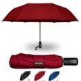 thumbnail image 1 of Paraguas Prostorm, a prueba de viento, cúpula profunda, doble ventilación, color rojo, 1 of 5
