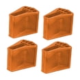 thumbnail image 3 of Colaxi 4x Ladder Non Slip Feet Covers Replacement Enhanced Stability Ladder Leg Pad Orange, 3 of 8