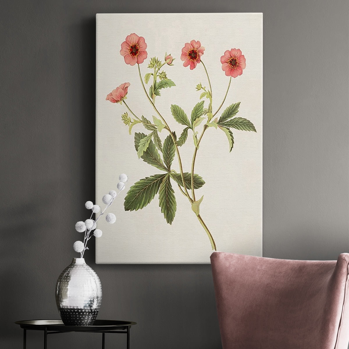 Flowers of the Seasons VIII Premium Gallery Wrapped Canvas - Ready to Hang