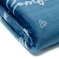 thumbnail image 2 of Chanasya Friends Forever Gift Throw Blanket - Super Soft Plush Fleece Laugh Hug Smile Joy Comfort Love Memories Best Friend Forever Gift Throw- for Women Men (50x65 Inches) - Blue Blanket, 2 of 3