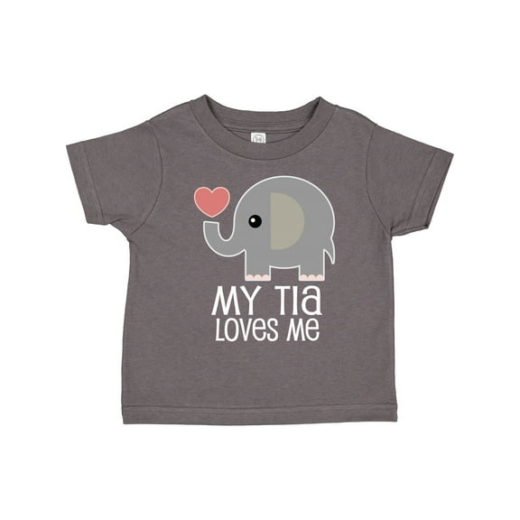 Inktastic My Tia Loves Me Grandchild Boys or Girls Toddler T-Shirt