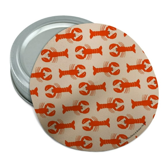 Cute Maine Lobsters Pattern Round Rubber Non-Slip Jar Gripper Lid Opener