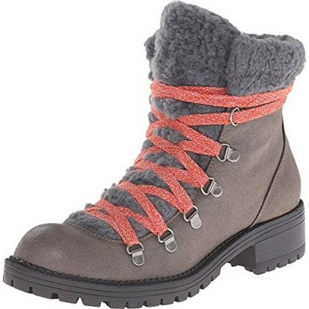 Madden Girl Womens Bunt Faux Suede Faux Fur Ankle (Best Shearling Lined Boots)