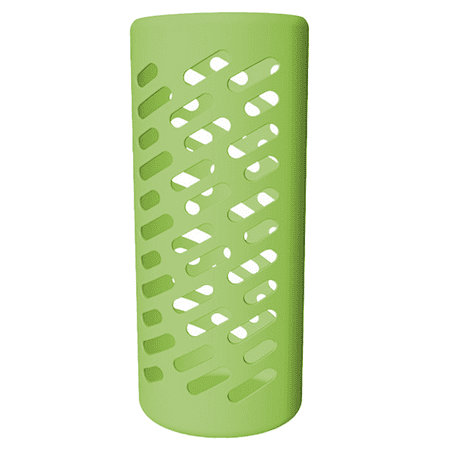 

Glass Water Bottle Wide Mouth Glass Sports Water Bottles Protective Silicone Sleeve Green