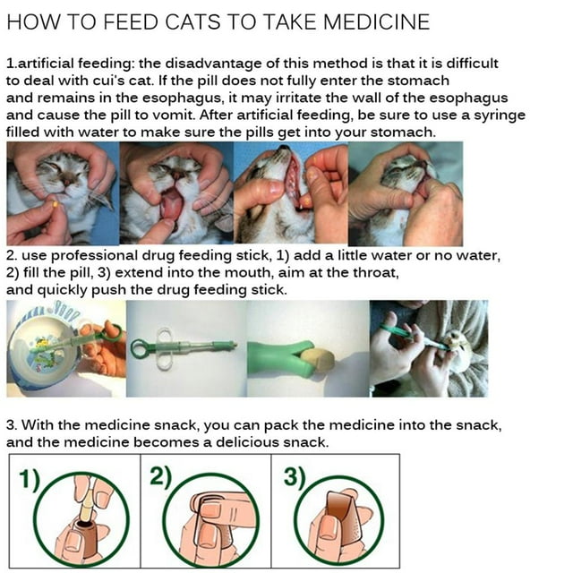 Distributeur de Pilules pour Chien et Chat en silicone, Comprimés Inoffensifs, Distributeur Poussoir, Seringue à Médicaments, Outil d'Alimentation