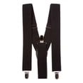 thumbnail image 1 of Gravity Threads Classic 1.3 Inch Wide Clip Suspenders, Black, 1 of 2