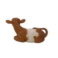 thumbnail image 4 of Statue d'Animal de Décoration de Jardin Vache Brune et Blanche Allongée, 4 of 5