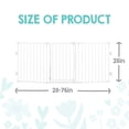 thumbnail image 5 of Regalo 76 Inch Super Wide Baby Gate, 3-Panel Baby Safety Gate, Configurable, Age Group 6 to 24 Months, 5 of 14