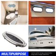 thumbnail image 3 of Boat Porthole Window, 180 Internal Opening Rainproof L300mm H105mm Port Light Window Tempered Glass Polished   Blocking With  Net For RV, 3 of 8