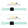 thumbnail image 7 of KOMI Sport Band for Apple Watch Bands 49mm 45mm 44mm 42mm 41mm 40mm 38mm, Soft Silicone Wristband Replacement Strap with Classic Clasp for iWatch Series 9 Ultra SE 8 7 6 5 4 3 2 1 for Women Men, 7 of 7