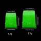 thumbnail image 2 of 6PCS Pesca Ure Kit Dados en forma de PVC blando de pesca de hundimiento lento flexible Ures para el siluro y la pesca de pesca, 2 of 4