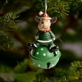 thumbnail image 1 of Adornos navideños, campanas navideñas, campanas de Papá Noel, campanas de muñeco de nieve, disfraces de Halloween, campanas para árbol de Navidad, campanas de hierro, campanas para decoración del hoga, 1 of 6