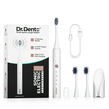 Dr.Dento Pro Pearl White Electric Toothbrush (Rechargeable)