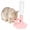 Pink – Base Only, variant on Niopets Water Dispenser for Cats, Adjustable Elevated Gravity Pet Waterer with Suction Cup Base, No Electricity, Fits Standard Bottles