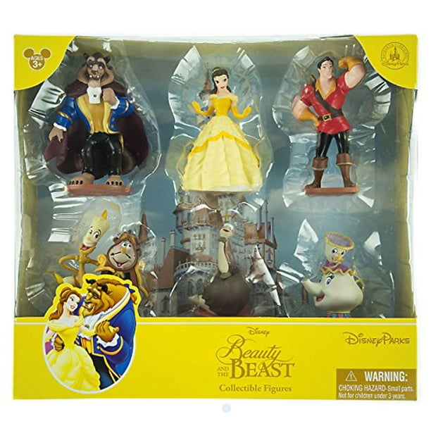 Disney Parks Beauty And The Beast Collectible Figurine Playset Play Set Cake Topper Walmart Com Walmart Com