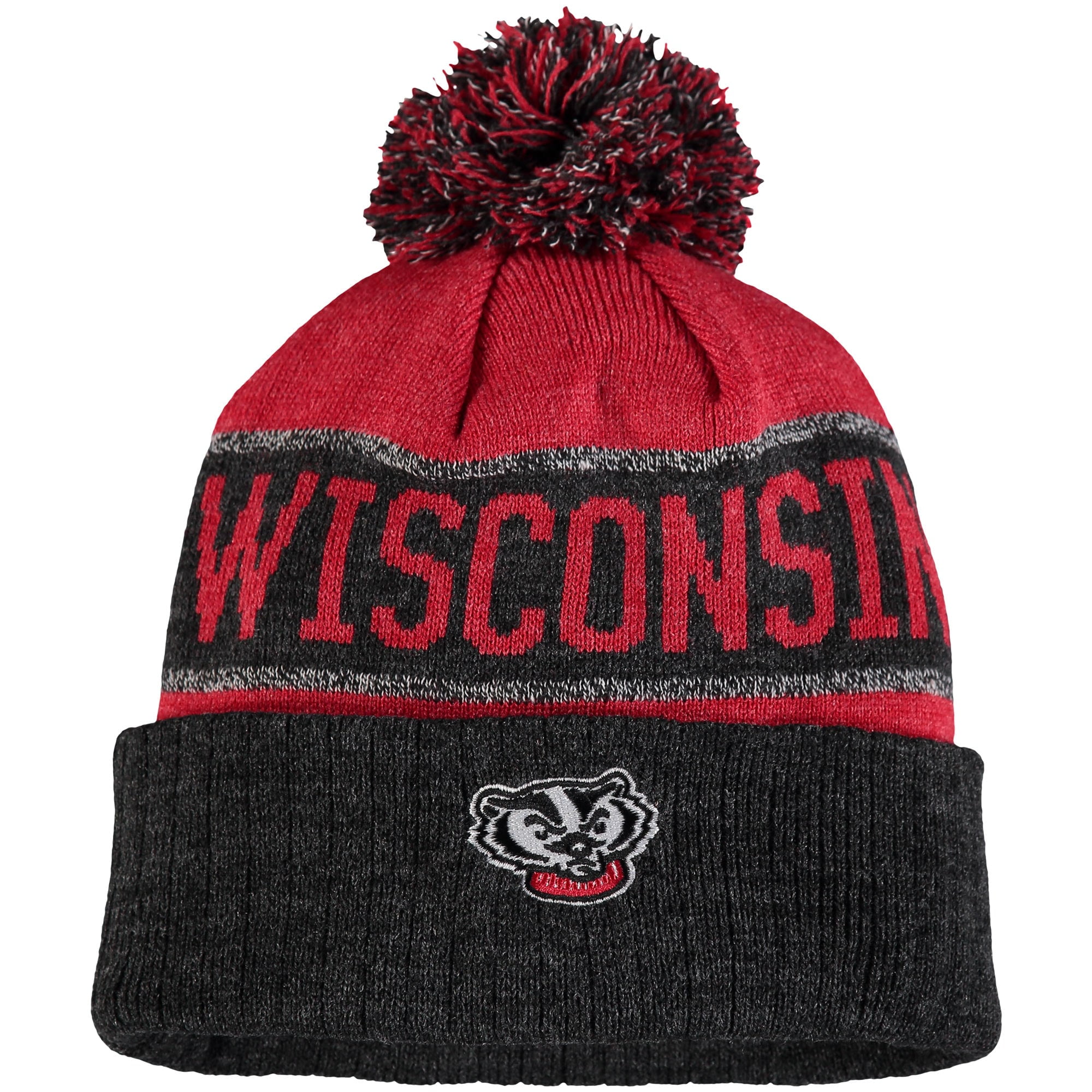 Cuffed Pom Knit Hat - OSFA - Walmart 