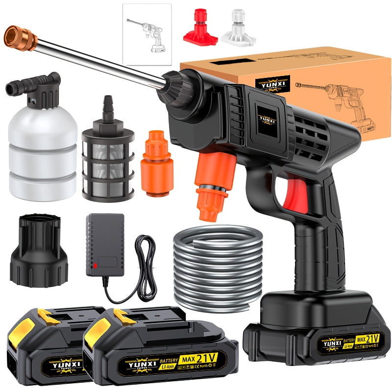 2026 Cordless Pressure Washer – Portable High-Pressure Hydro Washer with Lithium Battery for Car, Garden, Floor, Fence, and Balcony Cleaning