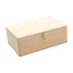 thumbnail image 2 of Caja de almacenamiento de madera portátil Resistente al desgaste con tapa Colección estable con cerradura Estuche de viaje para, 2 of 7