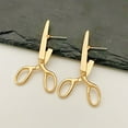 thumbnail image 6 of KeirineCC Scissors Stud Earrings Funny Scissor Earrings for Women Funky Shears Unique Design Earrings Creative Personal Holiday Gift Earrings, 6 of 6