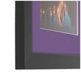 thumbnail image 5 of ArtToFrames Collage Photo Picture Frame with 1 - 5x5 and 4 - 3x3" Openings, Framed in Black with Grape and Black Mats (CDM-3926-65), 5 of 8