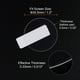 thumbnail image 3 of Uxcell 5 Packs 30.5mm HD Anti Scratch High AL Tempered Glass Smart Watch Glass Screen Protectors, 3 of 7