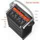 thumbnail image 4 of FanFun Altavoz Bluetooth Portátil con Micrófonos, Altavoz de Fiesta con Luces, Control Remoto, Altavoz Potente, Entrada Auxiliar, FM, REC, 4 of 11