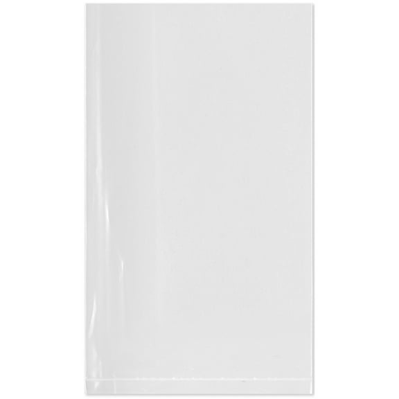 Plymor 7" x 12" (Pack of 100), 2 Mil Flat Open Clear Plastic Poly Bags