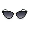 thumbnail image 2 of Womens Elegant 20s Gothic Cat Eye Mod Sunglasses Black Smoke, 2 of 4