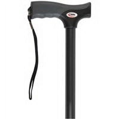 Carex Soft Grip Adjustable Folding Cane, Black - 1 Ea
