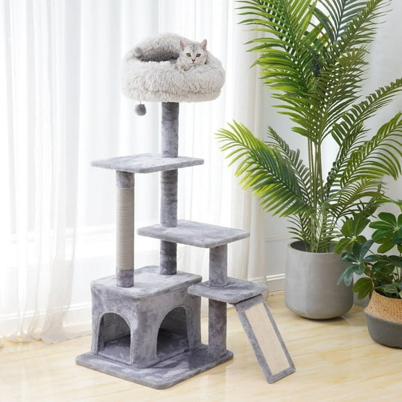 Arbre À Chat Polyvalent À 4 Paliers Avec Condo