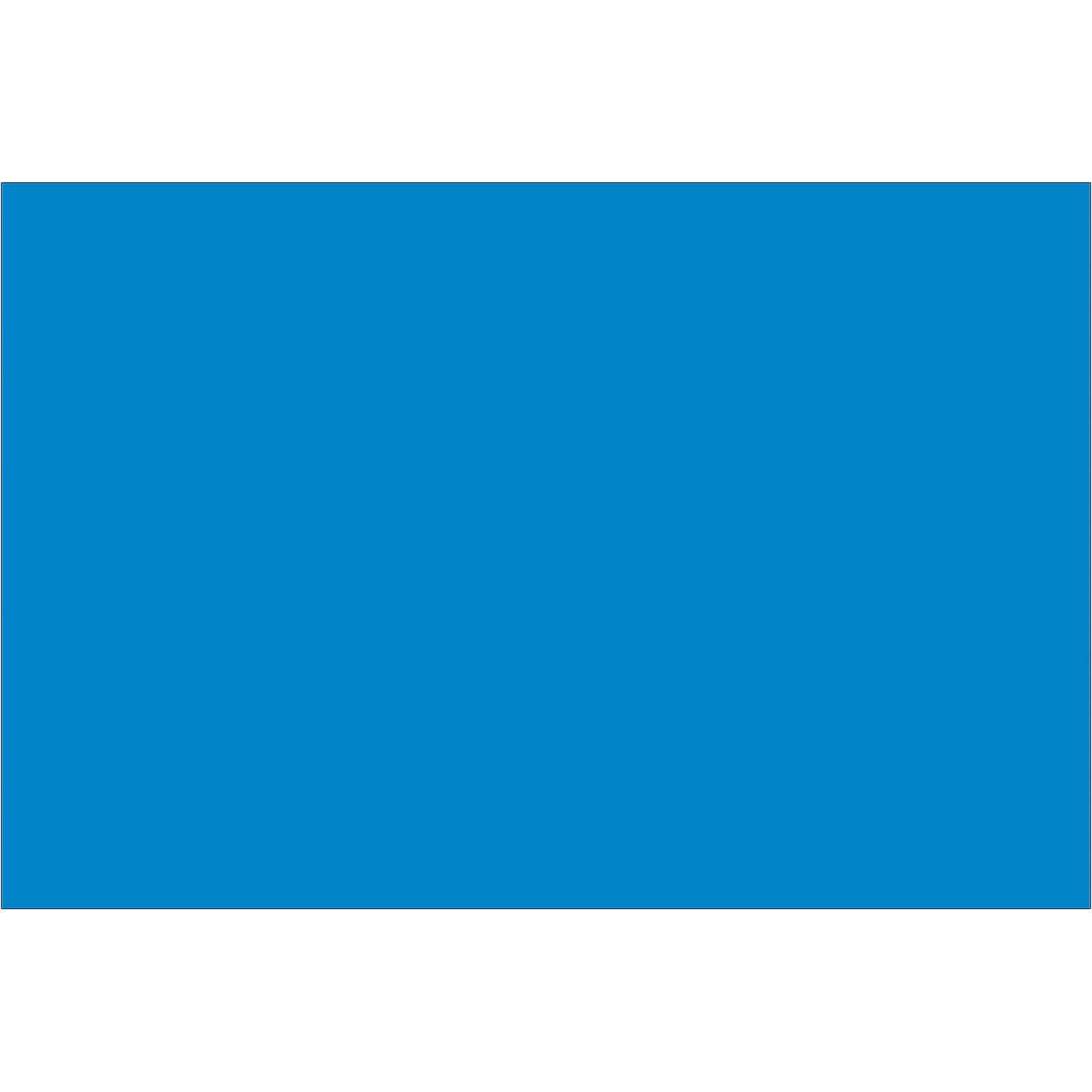 Tape Logic Inventory Rectangle Labels 4 x 6 Light Blue 500/Roll DL635C