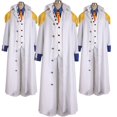 thumbnail image 2 of Disfraz de Cosplay de Kuzan Aokiji de Anime para Halloween, uniforme, camisa, abrigo, pantalones para hombre, traje, traje de fiesta de carnaval, 2 of 5