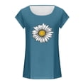 thumbnail image 4 of Birdeem Womens Cap Sleeve Tops Summer Tank Top Casual Basic Tees Shirts Loose Blouses, 4 of 12
