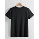 thumbnail image 3 of Fashionable Womens Graphic Print T-Shirt - Casual Short Sleeve Crew Neck Top - Lightweight & Breathable for Spring & Summer Wardrobe Tee For Adult, Men, Women, Teen, Teenager, Adolescent, Youth, 3 of 6