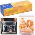 thumbnail image 2 of SURJDE 25PCS Reusable Food Storage Bag, 18x20cm Food Storage Freezer Bags Freezer Seal Bags, Vegetable and Fruit Ziplock Bags Gallon Bags for Food Vegetable Fruit, 2 of 7