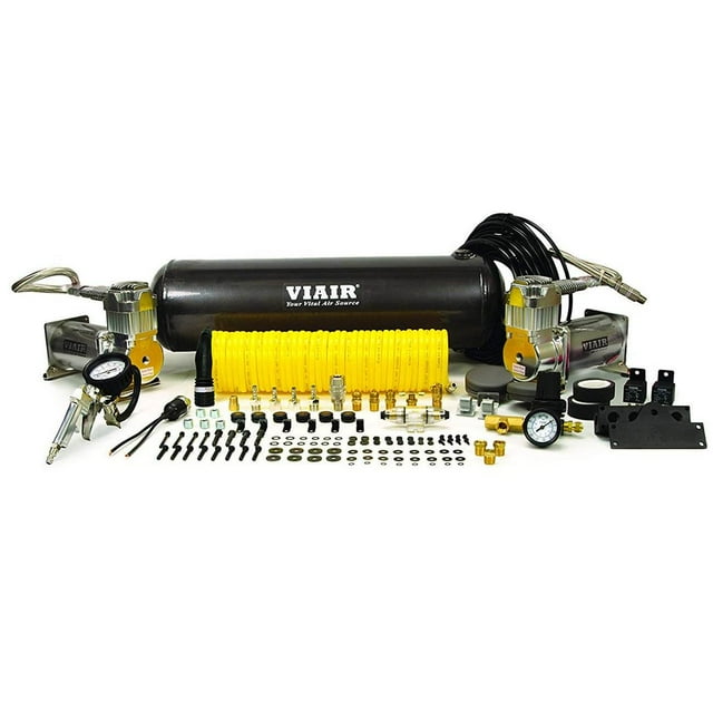 Viair Système d'Air Compresseur de Réservoir de 2,5 Gallons à Double Usage Intensif 380C 200 PSI