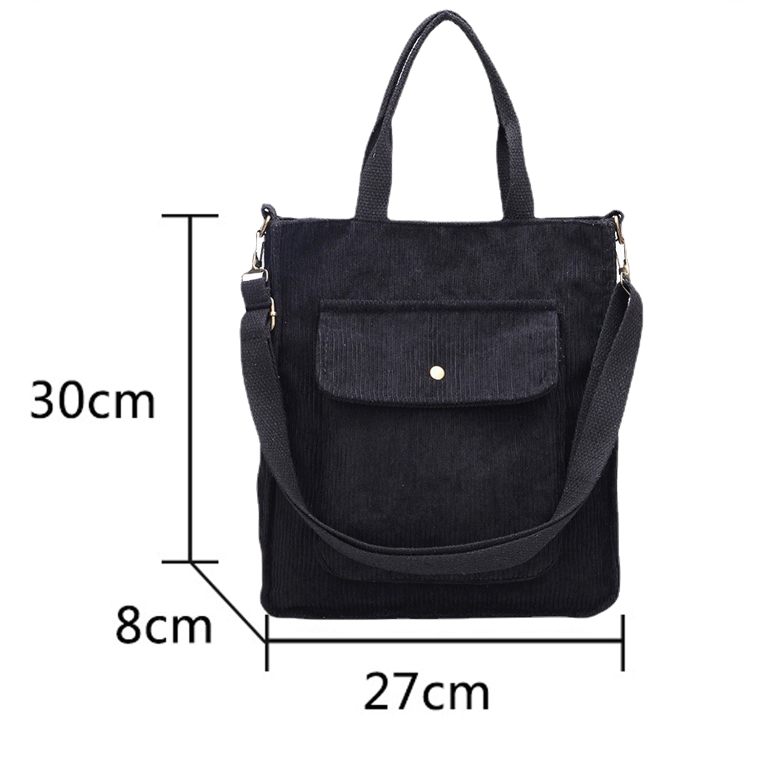 Black Vegan Leather Purse for Women | The Cork Company UK