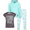 Mint Neptune/Charcoal Heather, variant on RBX Girls' Legging Set - 3 Piece Hoodie Sweatshirt, T-Shirt, and Leggings (Size: 7-16)