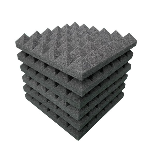 Dvkptbk Sound Insulation Sponge 6Pcs Acoustic Foam Stop Absorption Sponge Ktv Soundproof Home Decor