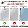 thumbnail image 2 of Fintie Case for Samsung Galaxy Tab S4 10.5 2018, 360 Rotating Grip Stand Shockproof Cover W/ Screen Protector Black, 2 of 7