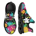 thumbnail image 1 of Zapatos planos con estampado divertido de dientes de dentista para mujer, zapatillas azules con cordones, calzado transpirable de verano para adolescentes, 1 of 6