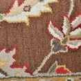 thumbnail image 4 of Rugsotic Carpets Hand Tufted Wool Eco-Friendly Area Rugs - 5'x8', Rectangle, Brown, Modern Contemporary Design, High Pile Handmade Anti Skid Rugs for Living Room, Bed Room (K00233), 4 of 7