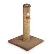 SmartyKat Seagrass Scratch Post with Feather Toy Sea Column +