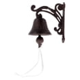 thumbnail image 1 of Campana decorativa rústica de hierro vintage patio de timbre vintage campana decorativa colgante, 1 of 6