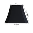 thumbnail image 2 of Floating Shade Plug-In Wall Light Black Fabric/Gold Liner 9x16x12, 2 of 7