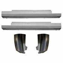 Slip-on Rocker Panel & Cab Corner Repair Kit. Fits 07-13 Chevrolet Pickup Silverado Regular Cab, 07-13 GMC Pickup Sierra Regular Cab