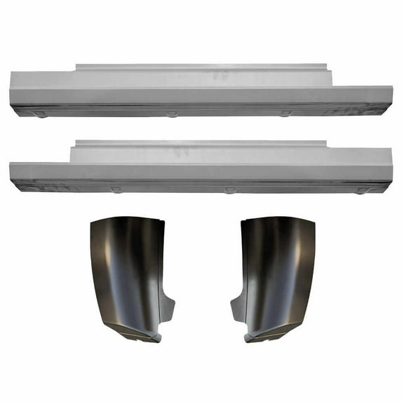 Slip-on Rocker Panel & Cab Corner Repair Kit. Fits 07-13 Chevrolet Pickup Silverado Regular Cab, 07-13 GMC Pickup Sierra Regular Cab