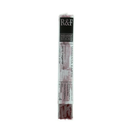 UPC: 0836943004535 | R&F Handmade Paints Pigment Stick  38ml  Magenta Earth
