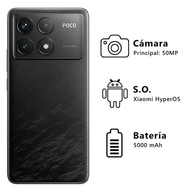 Smartphone Poco F6 Pro 12GB RAM 512GB ROM Negro Desbloqueado